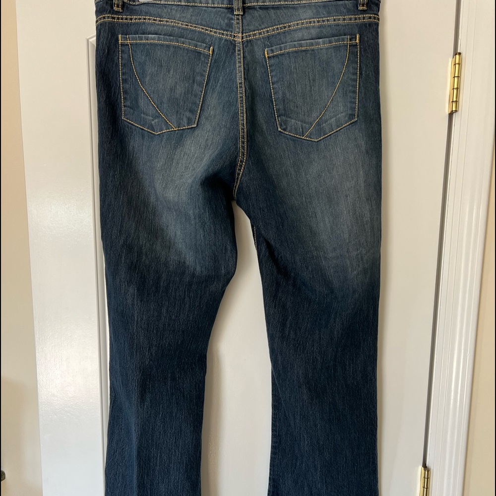 Paper and Demi. Size 16 distressed jean !